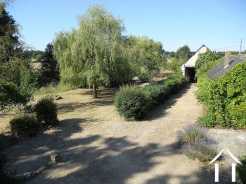Views of the garden from one of the double bedrooms.