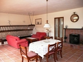 The dining room / games room (originally the stable) - also with direct access to the courtyard.