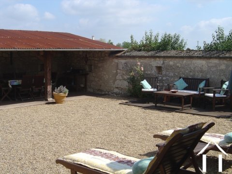 The courtyard which can be accessed by either a side entry gate or via the veranda, is screened from neighbouring property and provides a private space for sun worshipping and alfresco dining. The covered area is a large dining terrace.