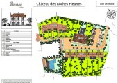 total development, le potager is top left