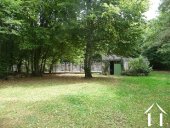 Jardin menant à la pension pour chiens
