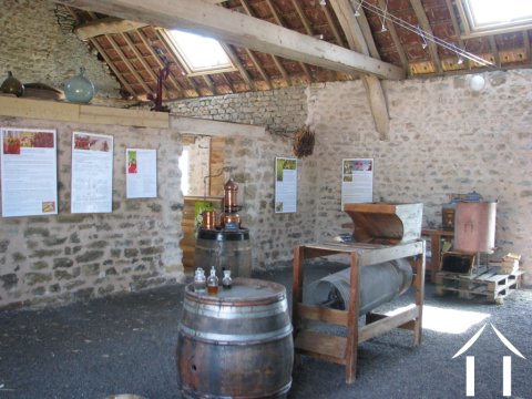 Inside a converted barn