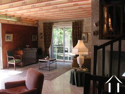 living room with access to the garden