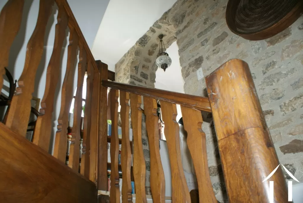 Feature woodenm staircase