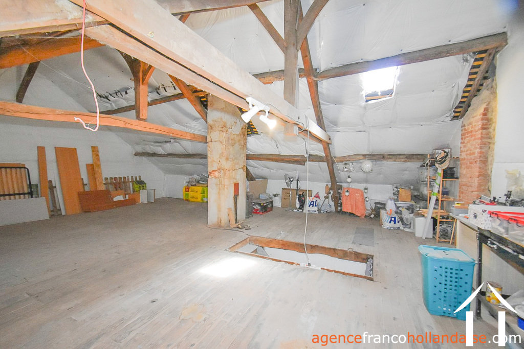 Maison de bourg à vendre la croisille sur briance, limousin, Li1055 Image - 24