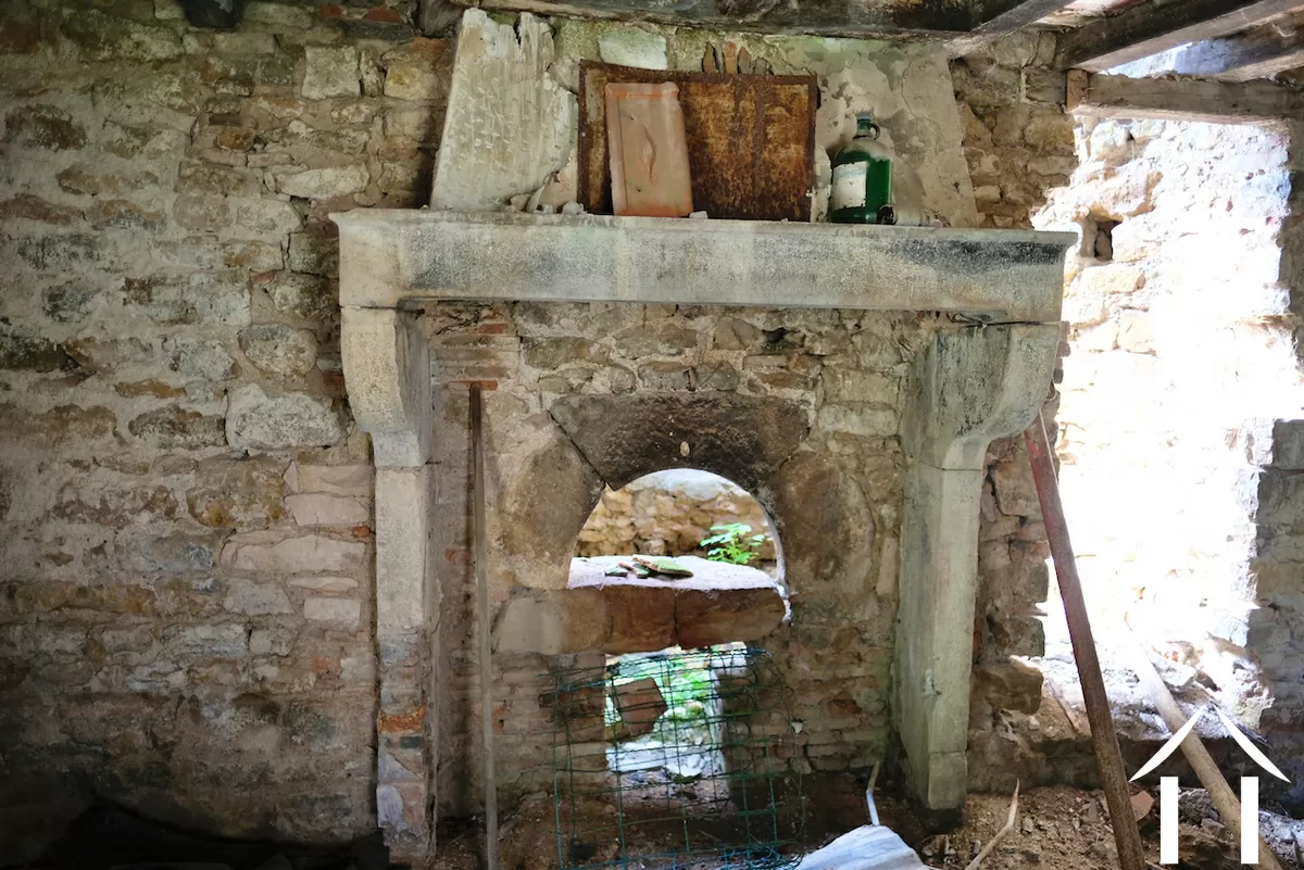 Intérieur du four à pain