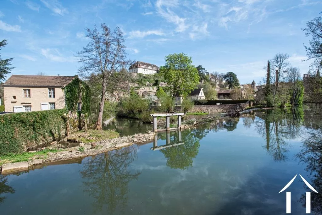 River Armancon at the complex