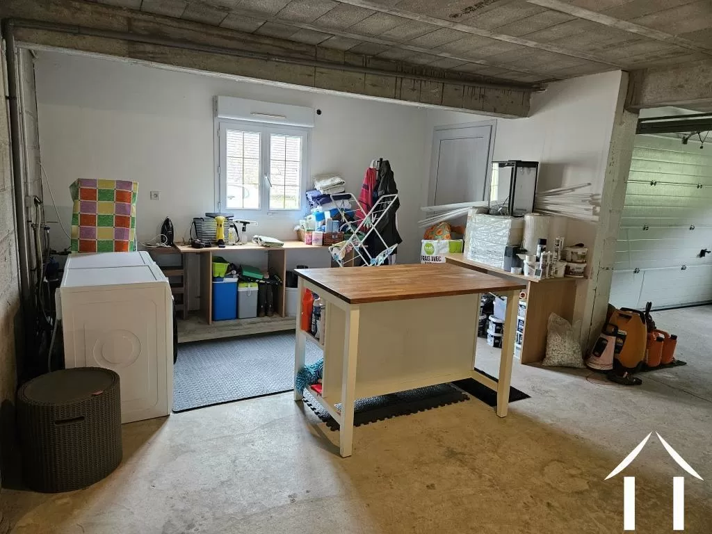 Zone de buanderie au sous-sol