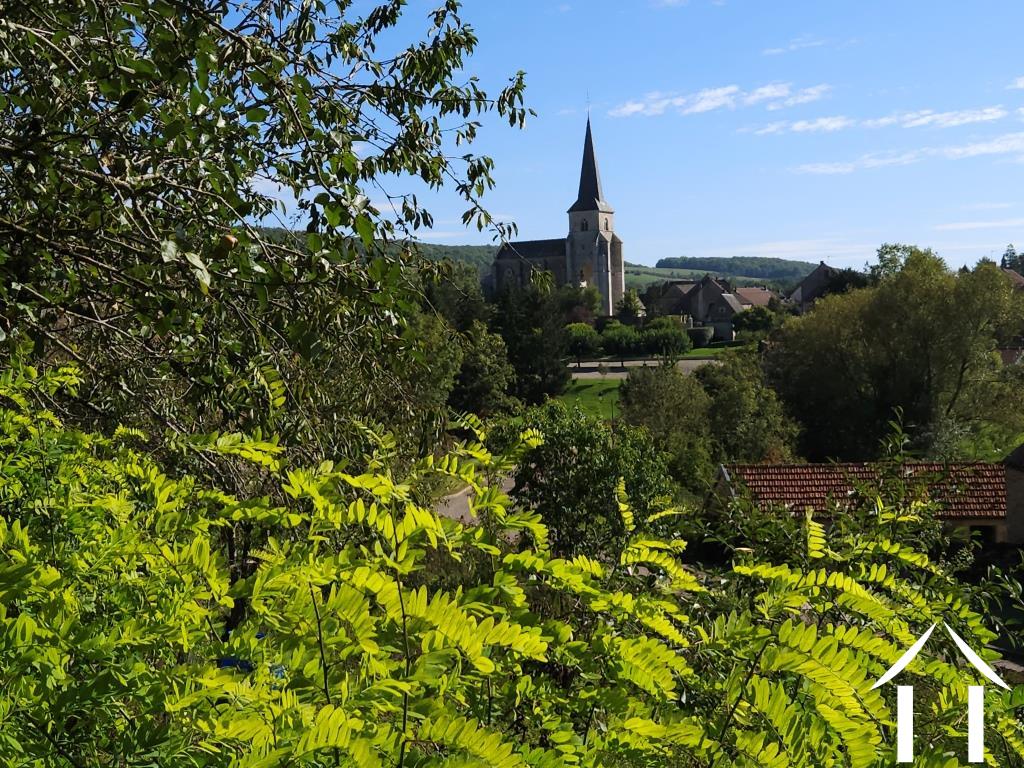 Vues imprenables sur l'église du village et le château