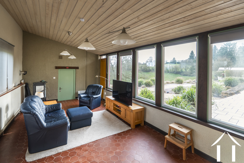 Vue de la chambre TV