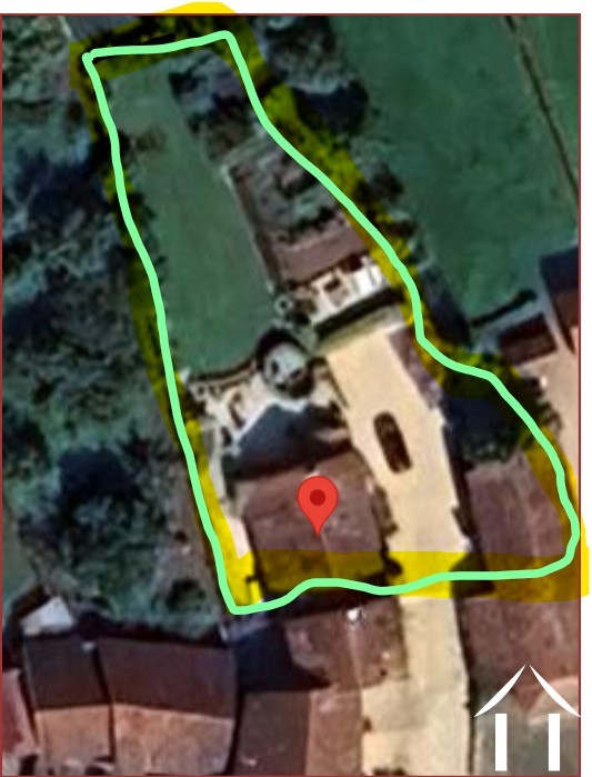 Aperçu de la parcelle de terrain