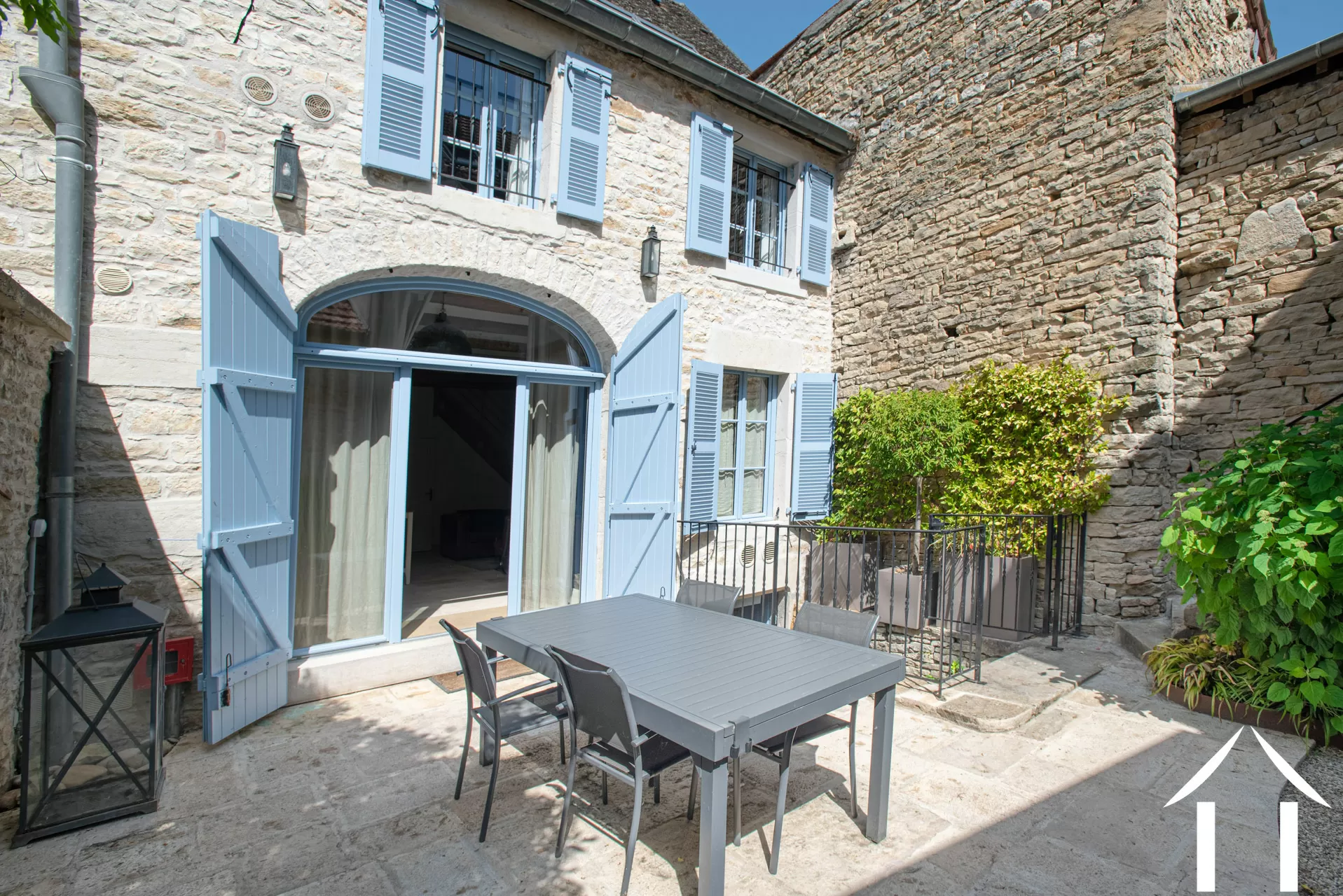 The courtyard