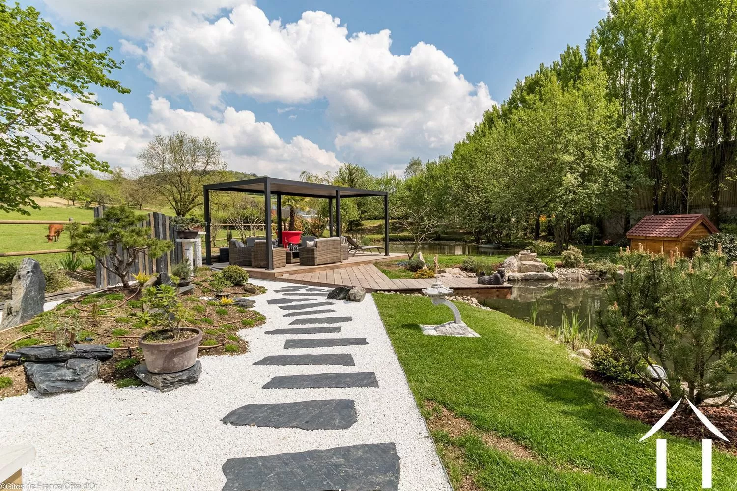 Vue sur le jardin