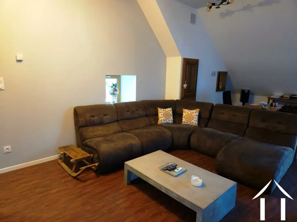 Espace de vie dans le studio