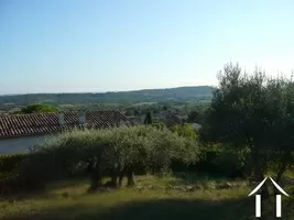 Vue sur la maison arrière