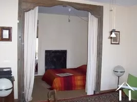 Alcove bedroom with sitting area
