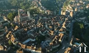 Ariel photo of town