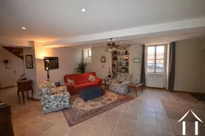 69m2 living room on ground floor with access to garden and south
