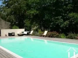 solar heated pool