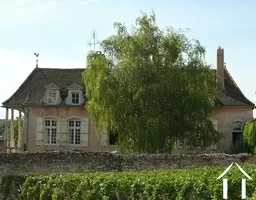 maison vue de la vignoble