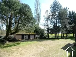the courtyard and outbuildings