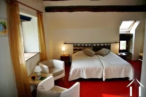 one of four guest bedrooms