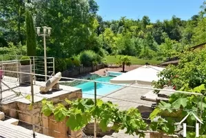 Jardins, terrasses et espace piscine