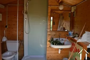 Salle de bain dans le chalet