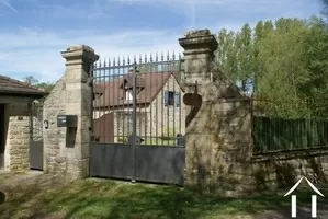 Entrance gate to Cottages