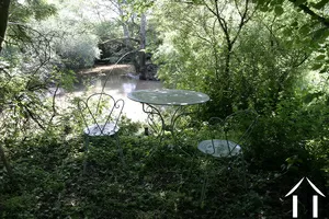 Jardin près de la rivière