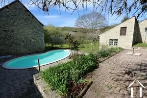 Terracce, pool, garden & view