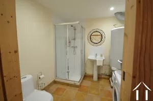 downstairs shower room with toilet