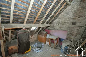 Maison de bourg à vendre surdoux, limousin, Li917 Image - 23