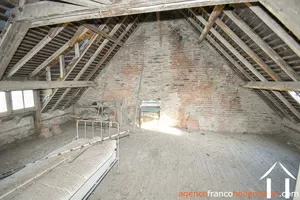 Maison de bourg à vendre surdoux, limousin, Li917 Image - 36