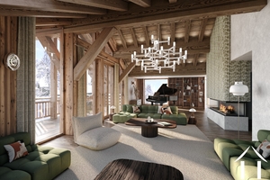 Superbe chalet neuf avec piscine - proche pistes de ski 