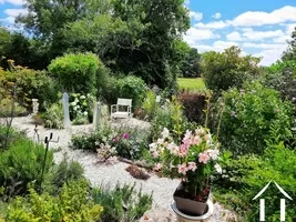 Colourful garden with open views