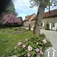 Patio dans le jardin