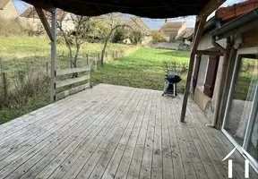 Terrasse avec vue sur le jardin