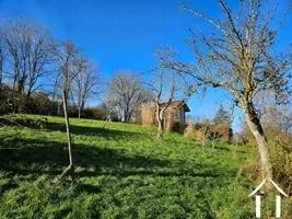 Vue du jardin sur la Folie