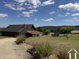 Chalet entièrement en bois avec une vue magnifique