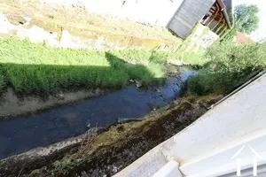 La rivière vue depuis les 2 petites chambres