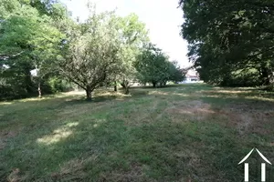 Vue du bout du jardin