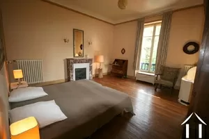 one of six bedrooms in manor house