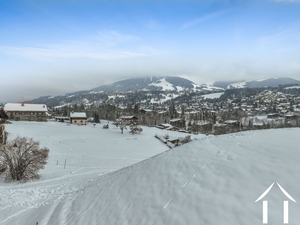 Terrain a batir - vue mont-blanc megève Ref # C3292 