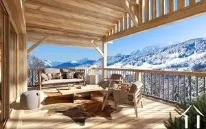 Chalet cinq chambres - vues panoramiques mont blanc  Ref # C5611-2 