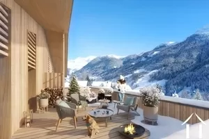 Appartement triplex avec vue panoramique - les chalets d'hauteluce  Ref # C6429-D102 