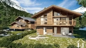 Chalet neuf avec 5 chambres  - proche des remontees des grands montets  Ref # C6646 