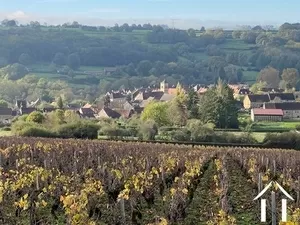 Maison de village avec vue sur les vignes du Couchois Ref # PM5371D 