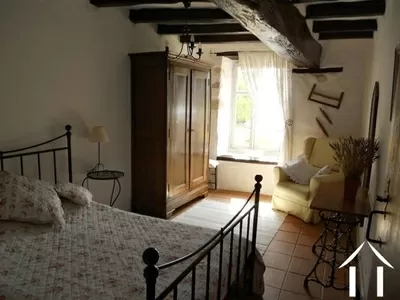 Chambre à coucher 1 dans le gîte.   