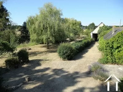 Views of the garden from one of the double bedrooms.